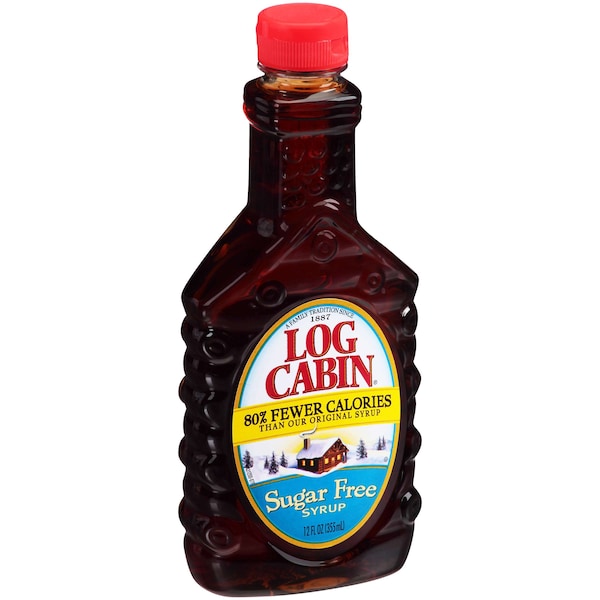 Log Cabin Log Cabin Sugar Free Syrup 12 Fl oz., PK12 4300000120 - main